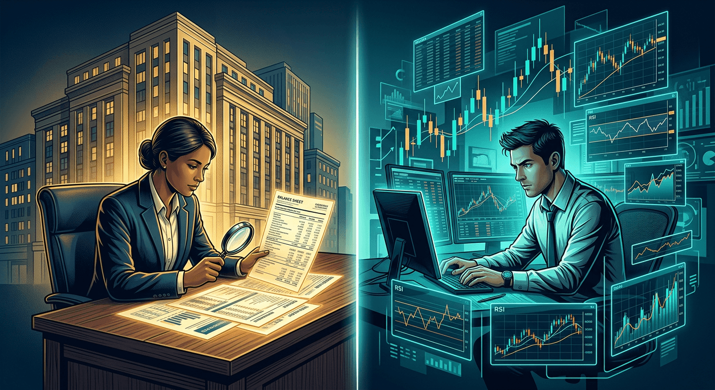 Fundamental vs. Technical Analysis: Two Different Ways to Analyze Stocks